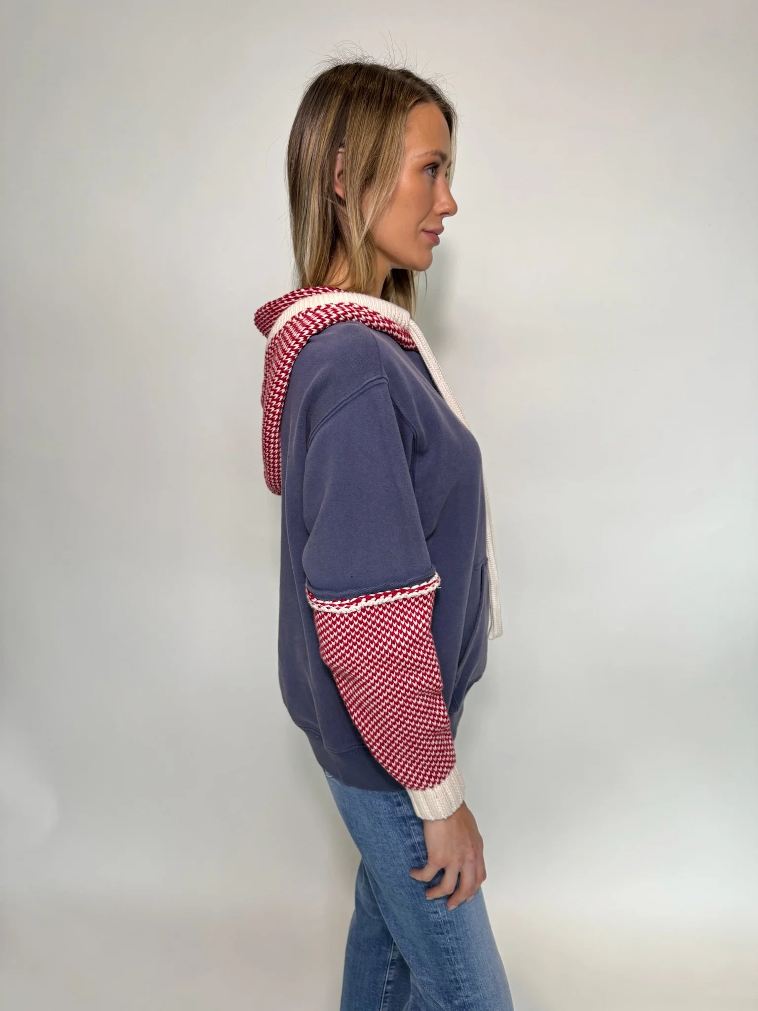 Free People | Snug Bonnet Sweatshirt | Side | Vagabond | Apparel | Boutique