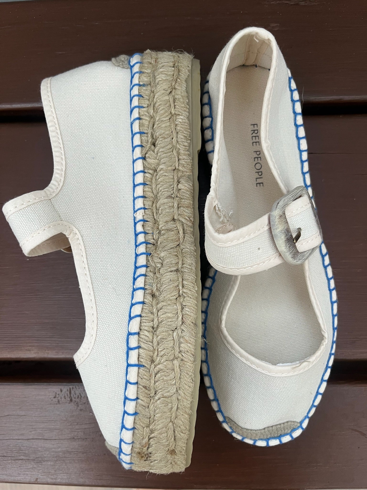 Free People Surfside Maryjane Natural | Vagabond Apparel Boutique