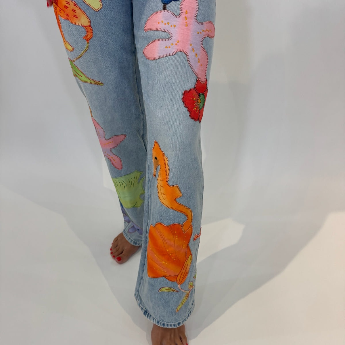 Free People | Surfside Patched Jean | Vagabond | Apparel | Boutique