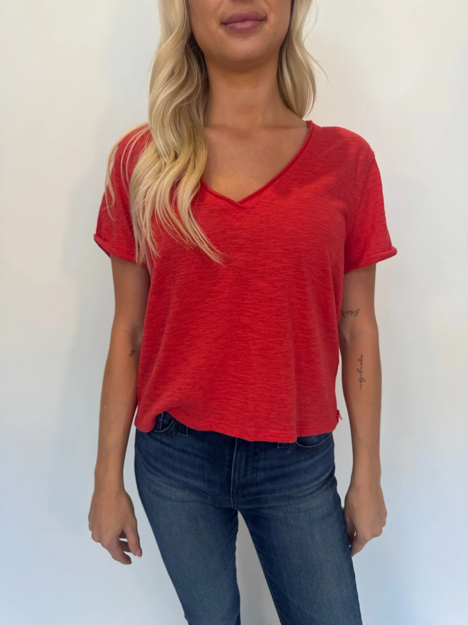 Free People | Take 2 Tee | Red | Vagabond | Apparel | Boutique