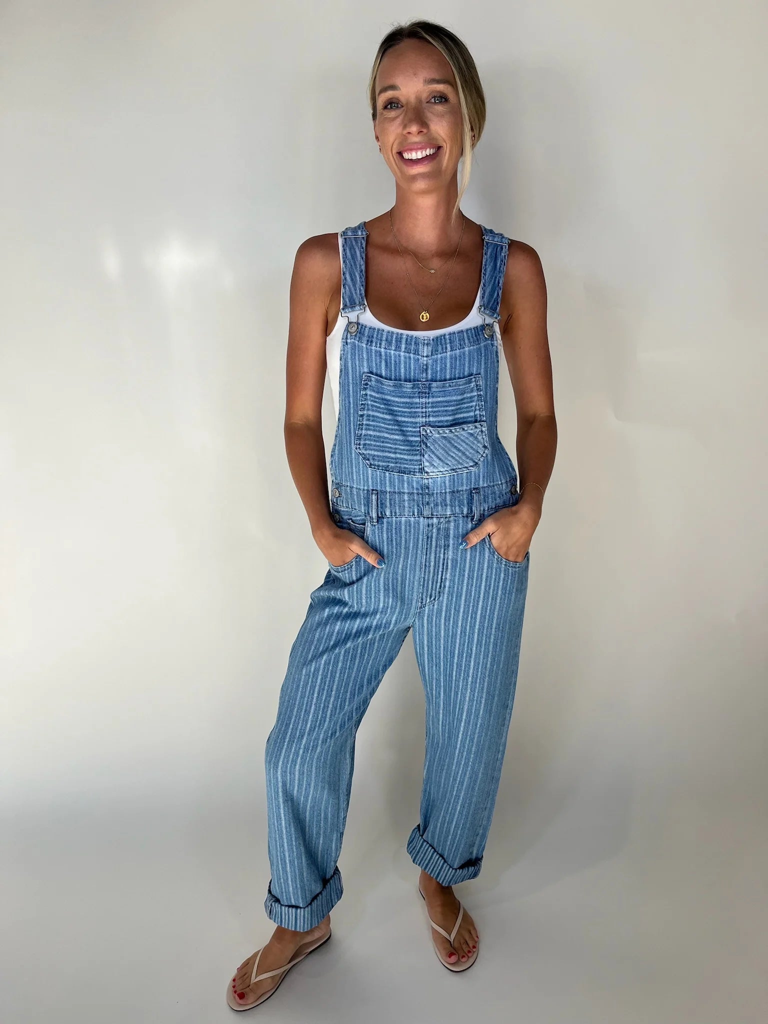 Free People | Ziggy Striped Overall | Beachcomber | Vagabond | Apparel | Boutique