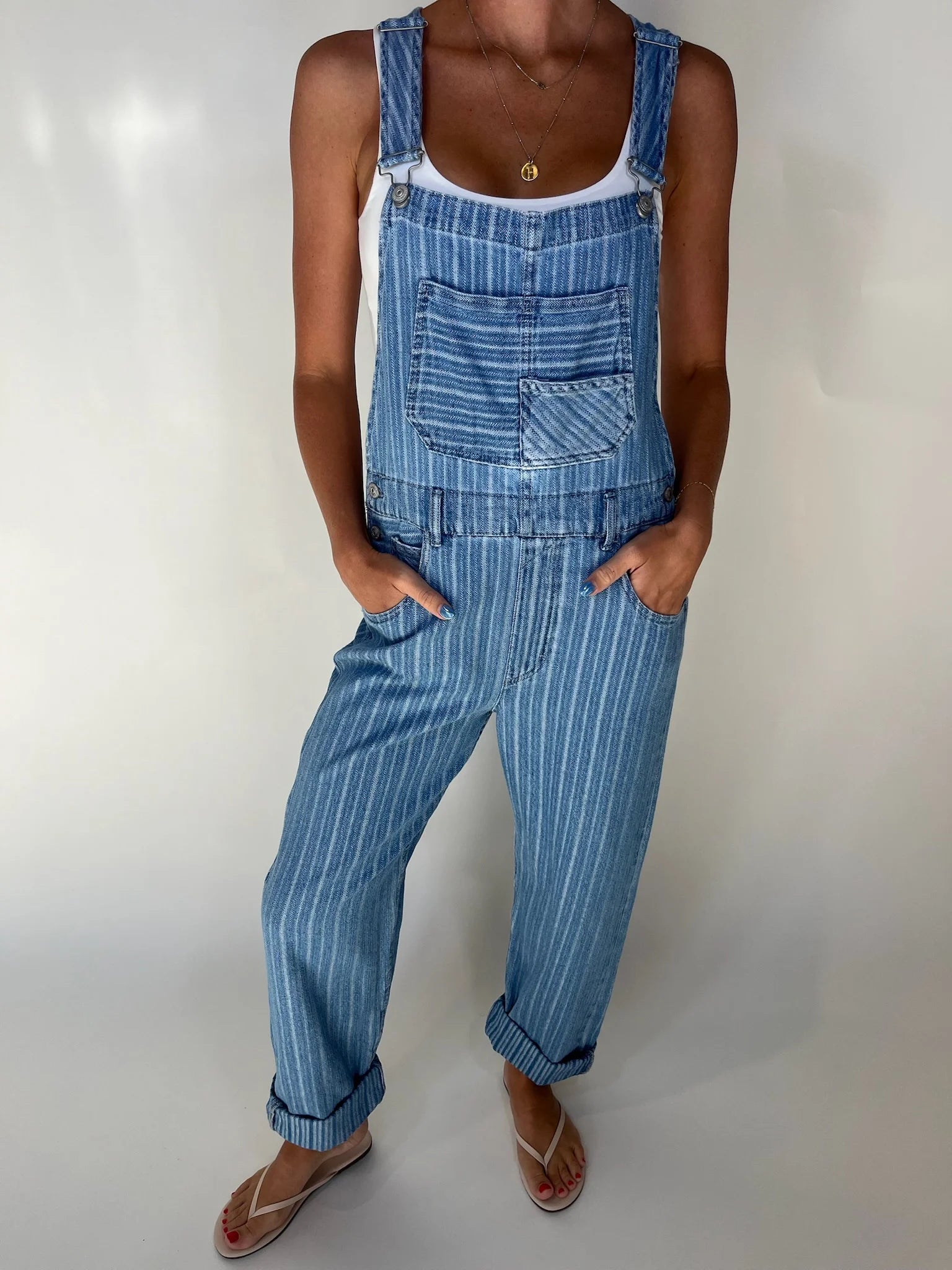 Free People | Ziggy Striped Overall | Beachcomber | Vagabond | Apparel | Boutique