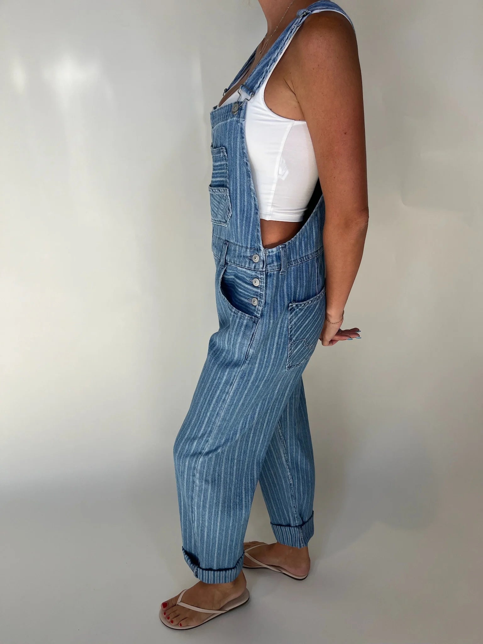 Free People | Ziggy Striped Overall | Beachcomber | Vagabond | Apparel | Boutique