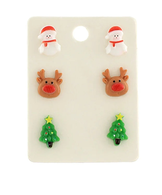 GSA | Christmas Theme Stud Set | Vagabond | Apparel | Boutique
