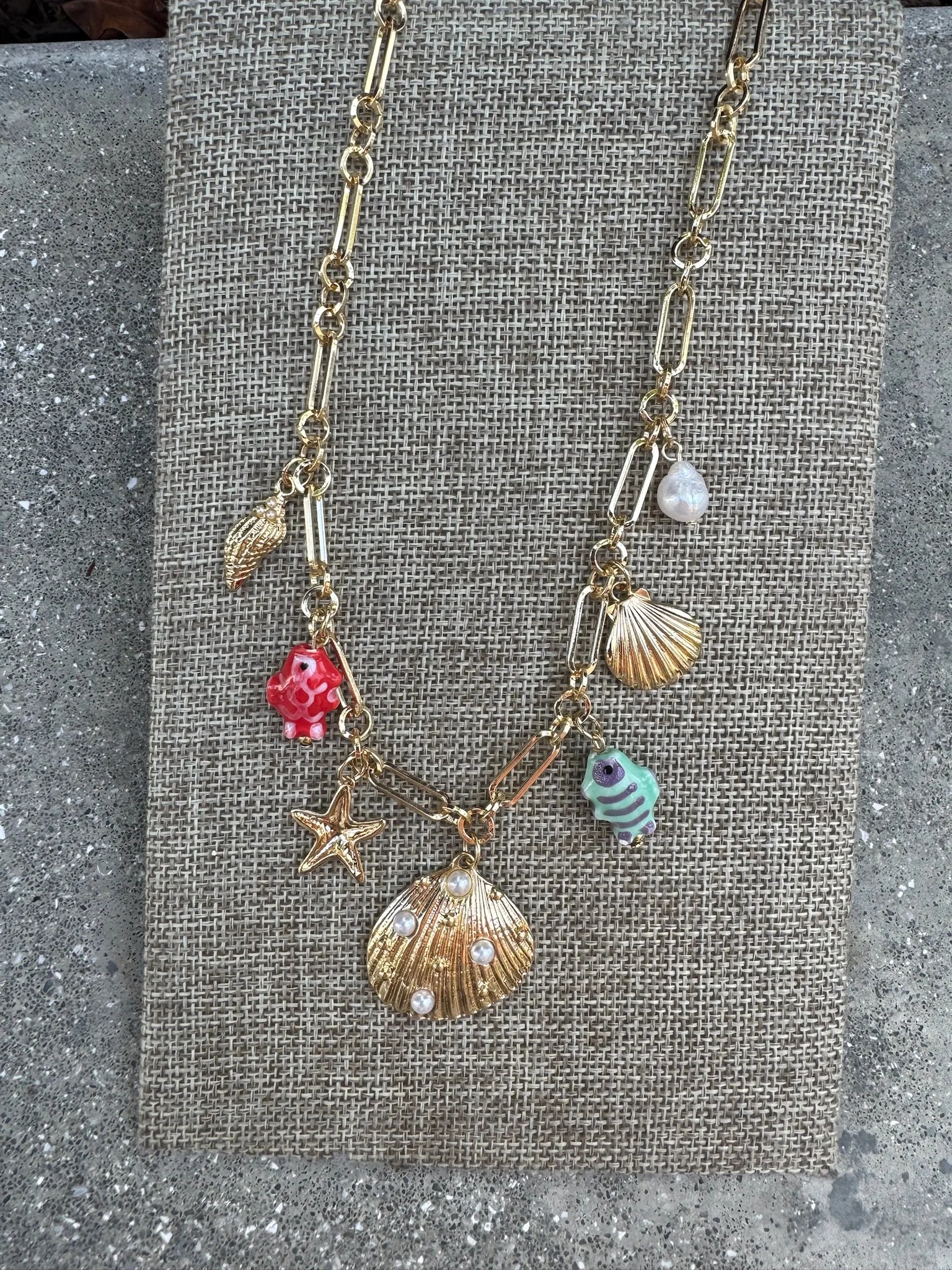 GSA | Fish & Sealife Charm Charm Necklace | Vagabond | Apparel | Boutique