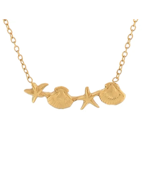 GSA | Mini Shell & Starfish Necklace | Vagabond | Apparel | Boutique