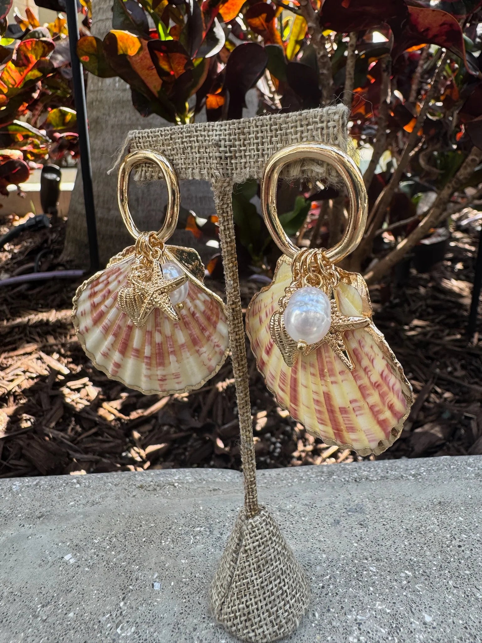 GSA | Shell & Sealife Earrings | Side | Vagabond | Apparel | Boutique