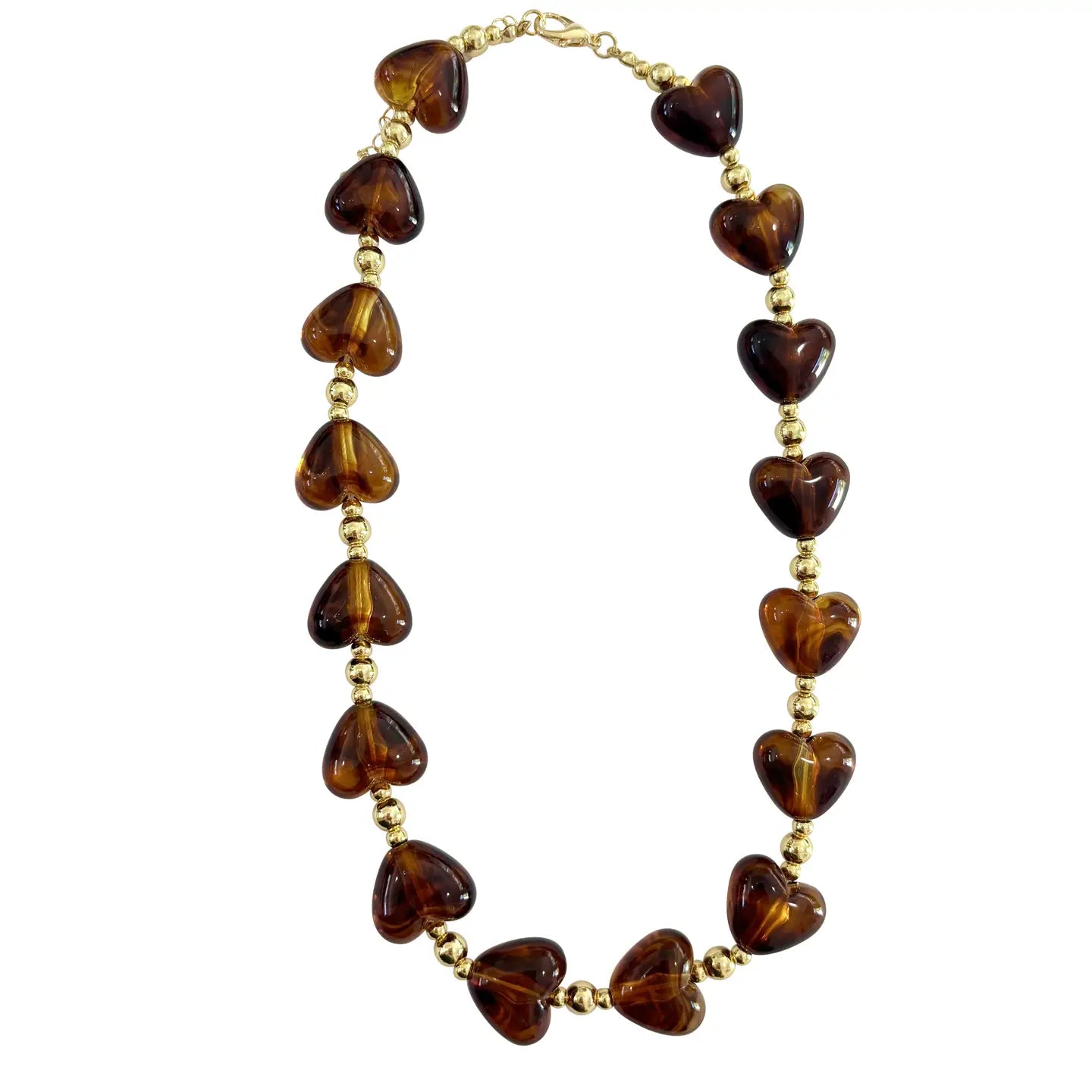 Gemelli | Charlie Beaded Heart Necklace | Vagabond | Apparel | Boutique