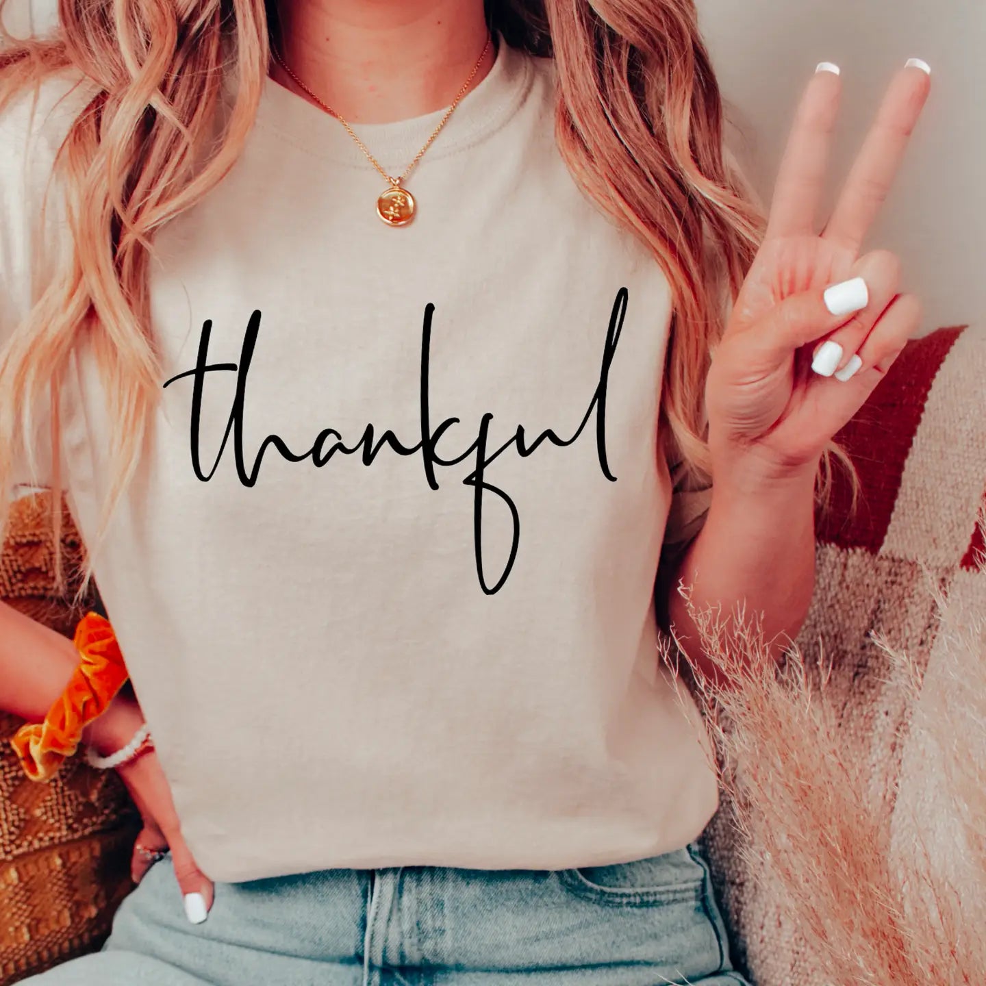 Gia Gifts | Boutique Thankful Tee | Vagabond | Apparel | Boutique