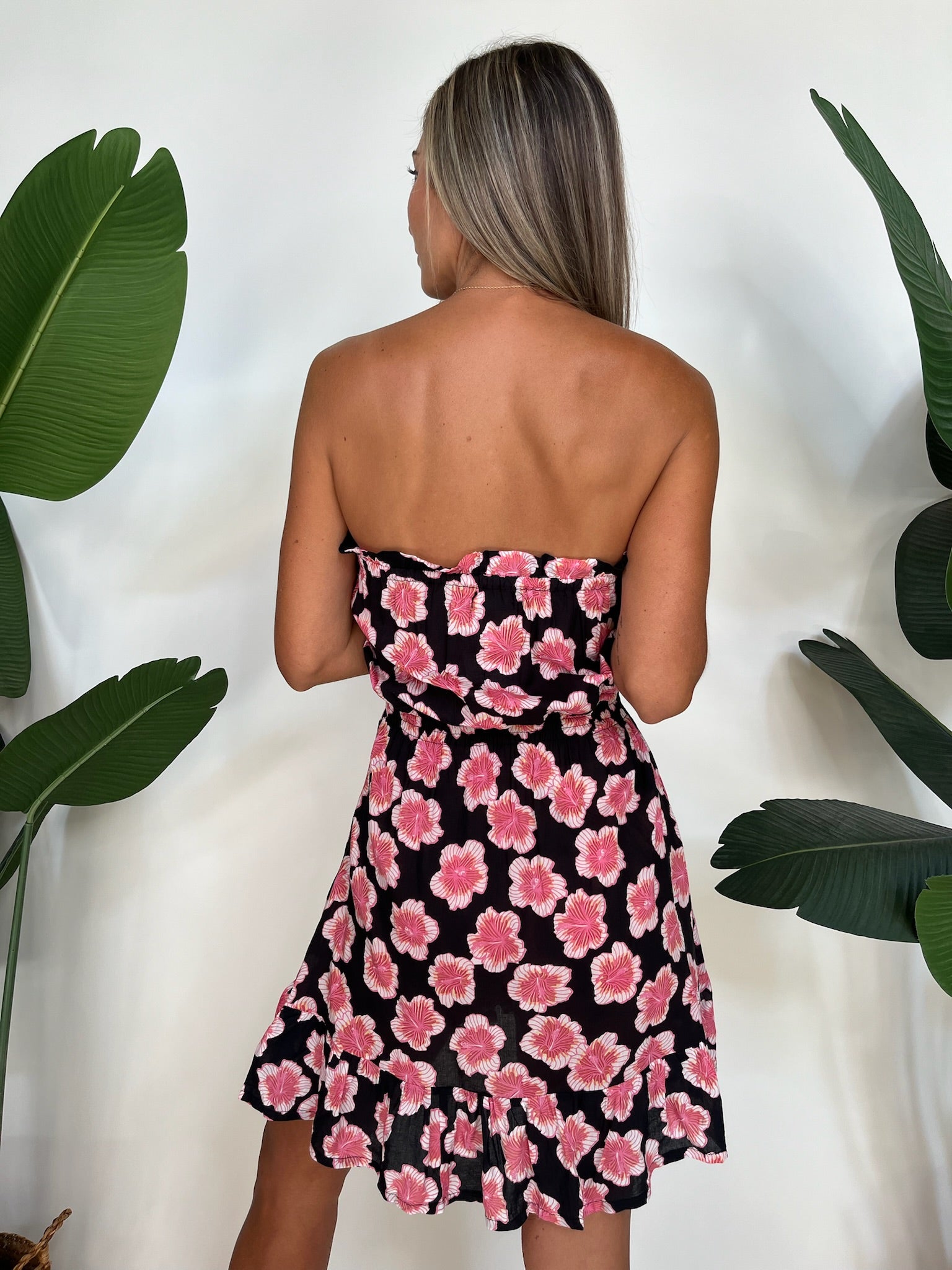 Tiare Hawaii Ryden Mini Dress Lanai Black | Vagabond Apparel Boutique