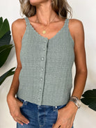 Splendid Poppy Sweater Tank Lagoon | Vagabond Apparel Boutique