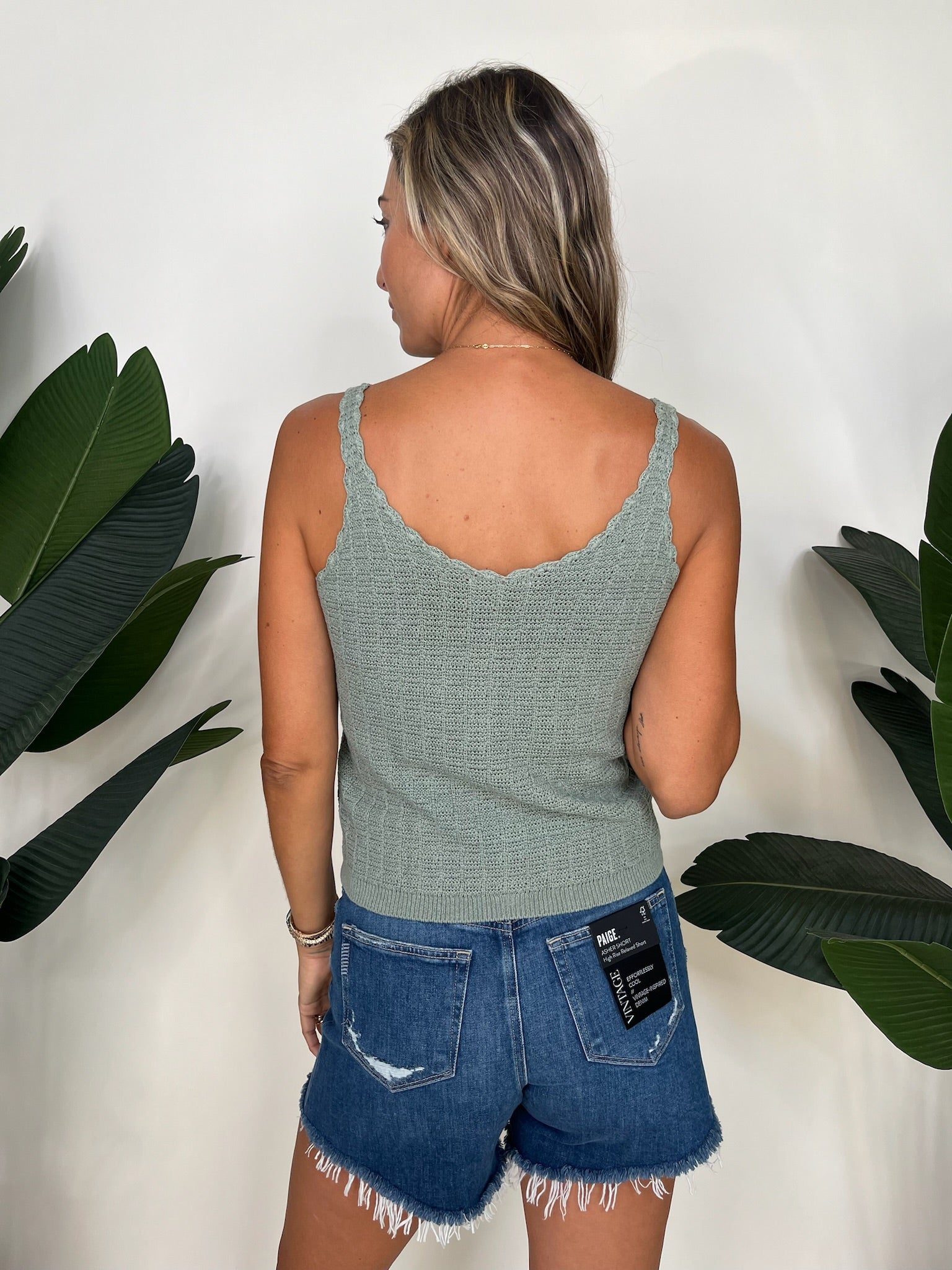 Splendid Poppy Sweater Tank Lagoon | Vagabond Apparel Boutique