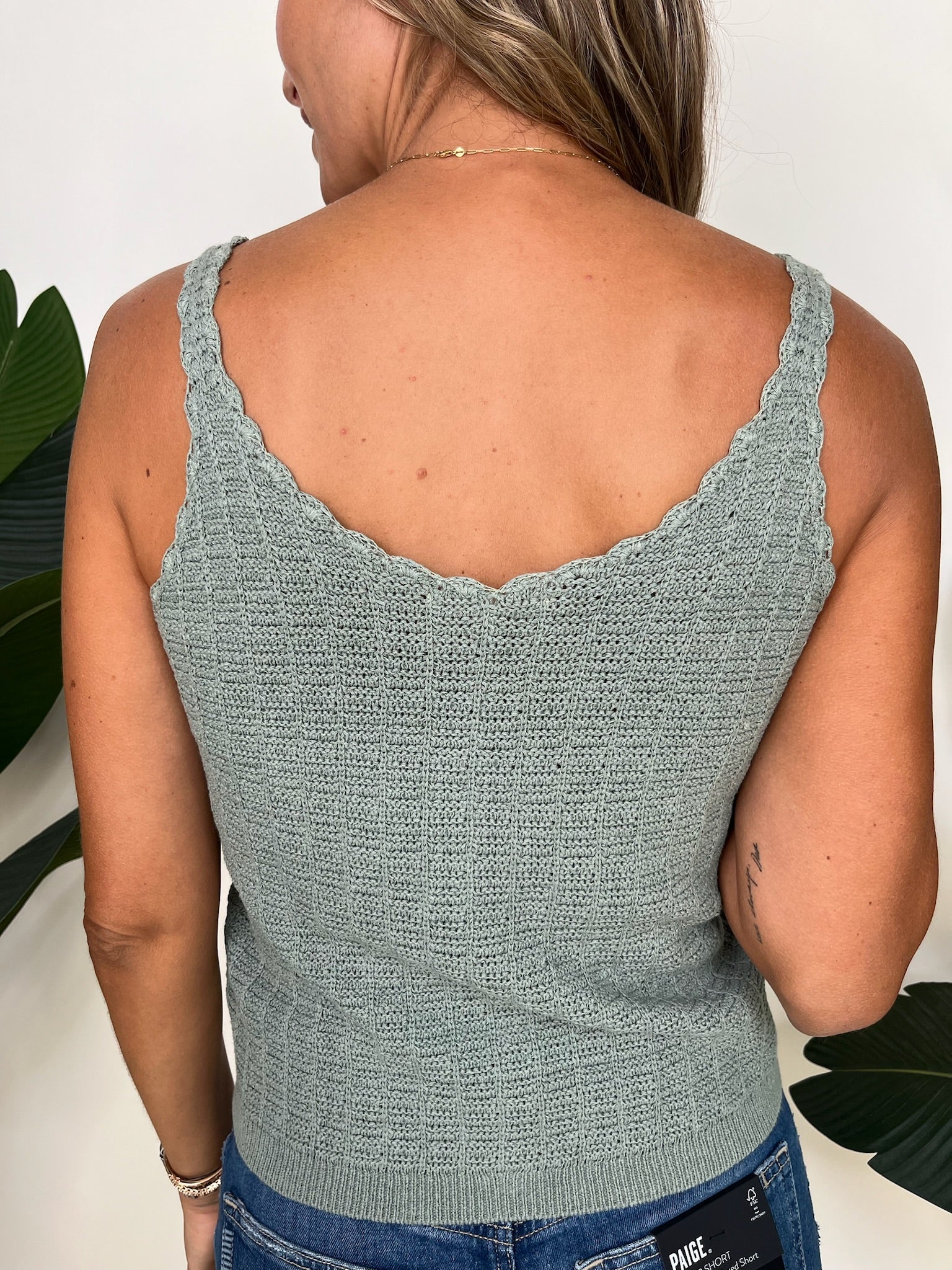 Splendid Poppy Sweater Tank Lagoon | Vagabond Apparel Boutique