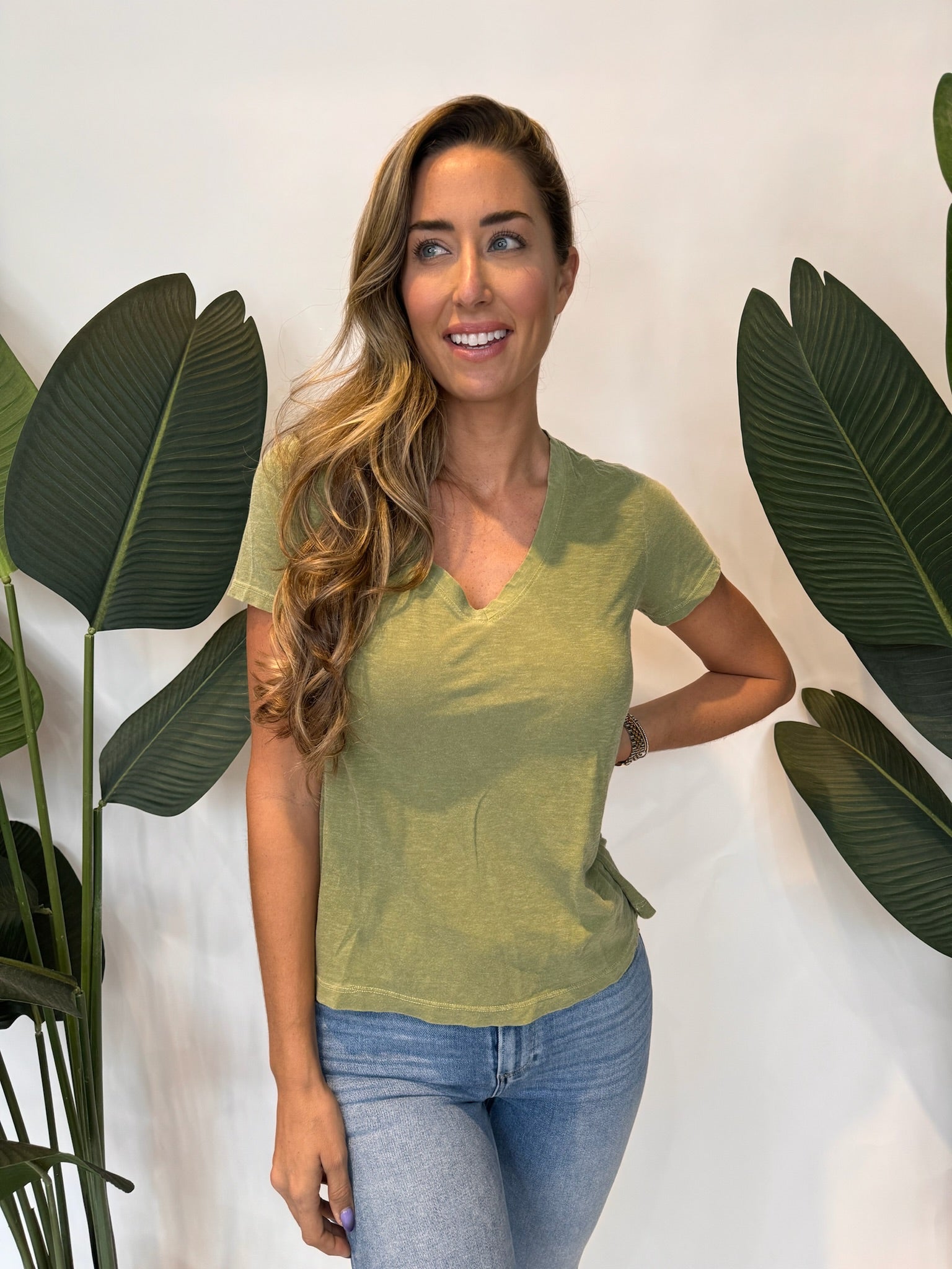 Sundry V-Neck Tee | Vagabond Apparel Boutique