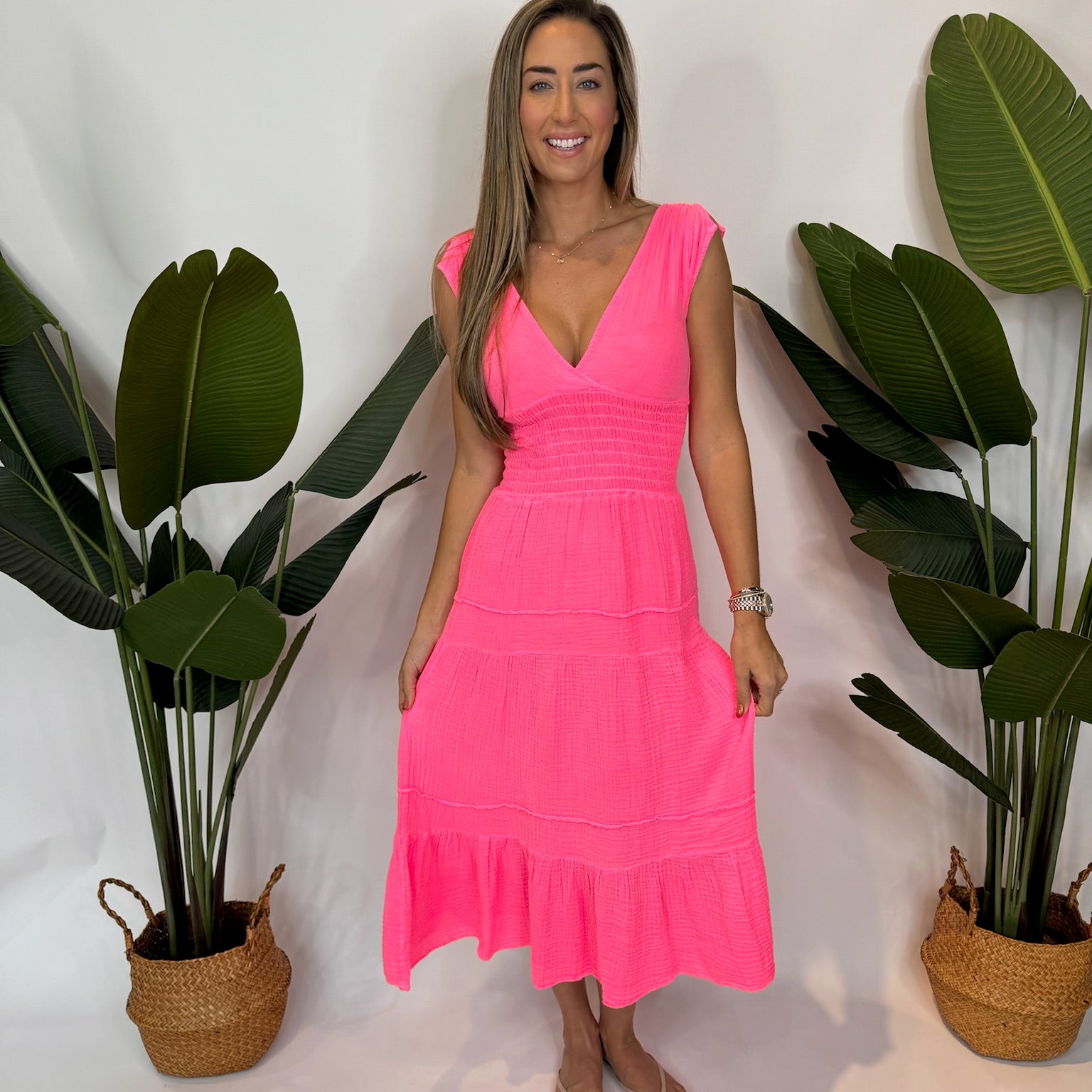 Felicite Smocked Maxi Dress