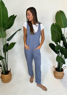 Bobi Low Neck Overall With Pockets | Vagabond Apparel Boutique