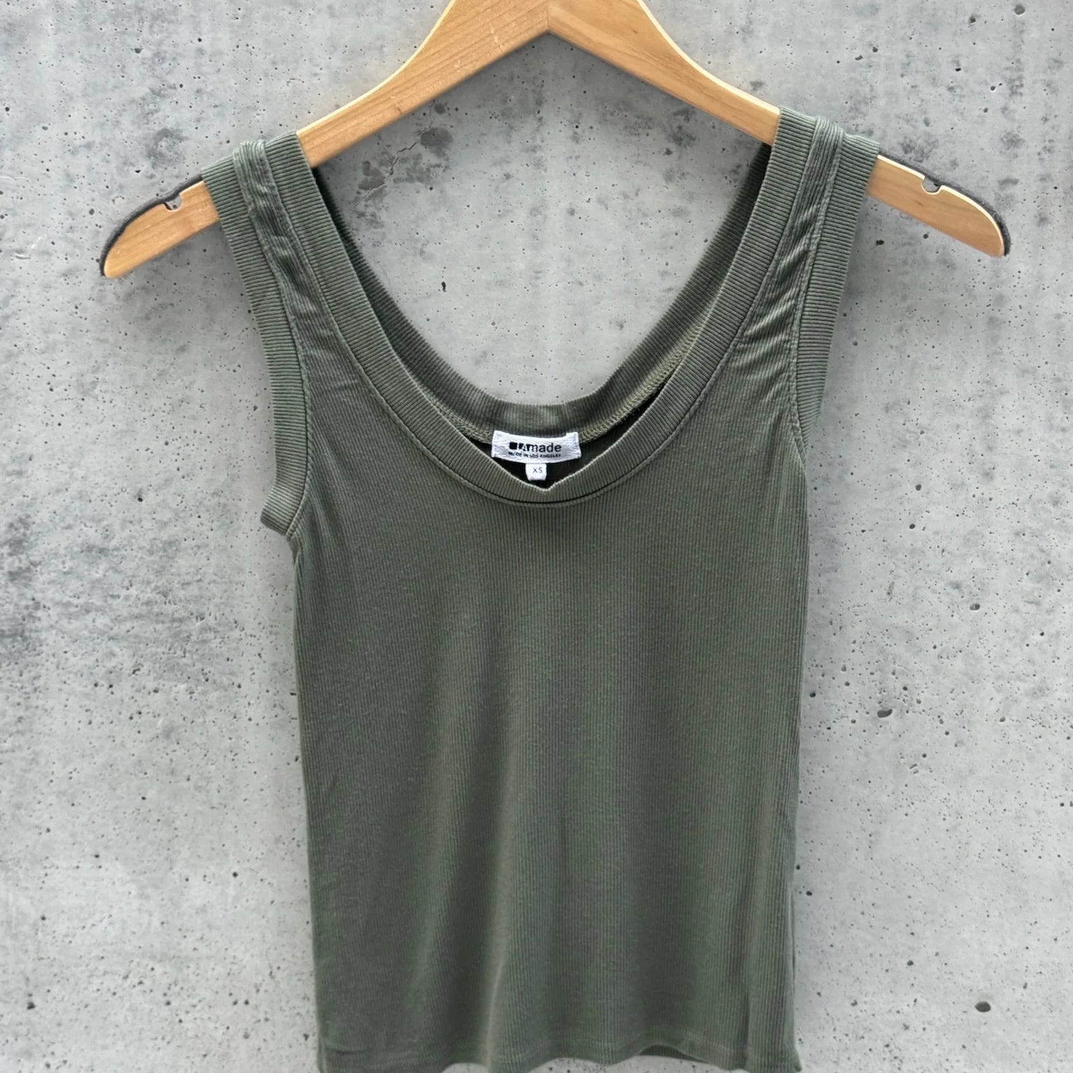 LA Made | New You Tank | Olive | Vagabond | Apparel | Boutique