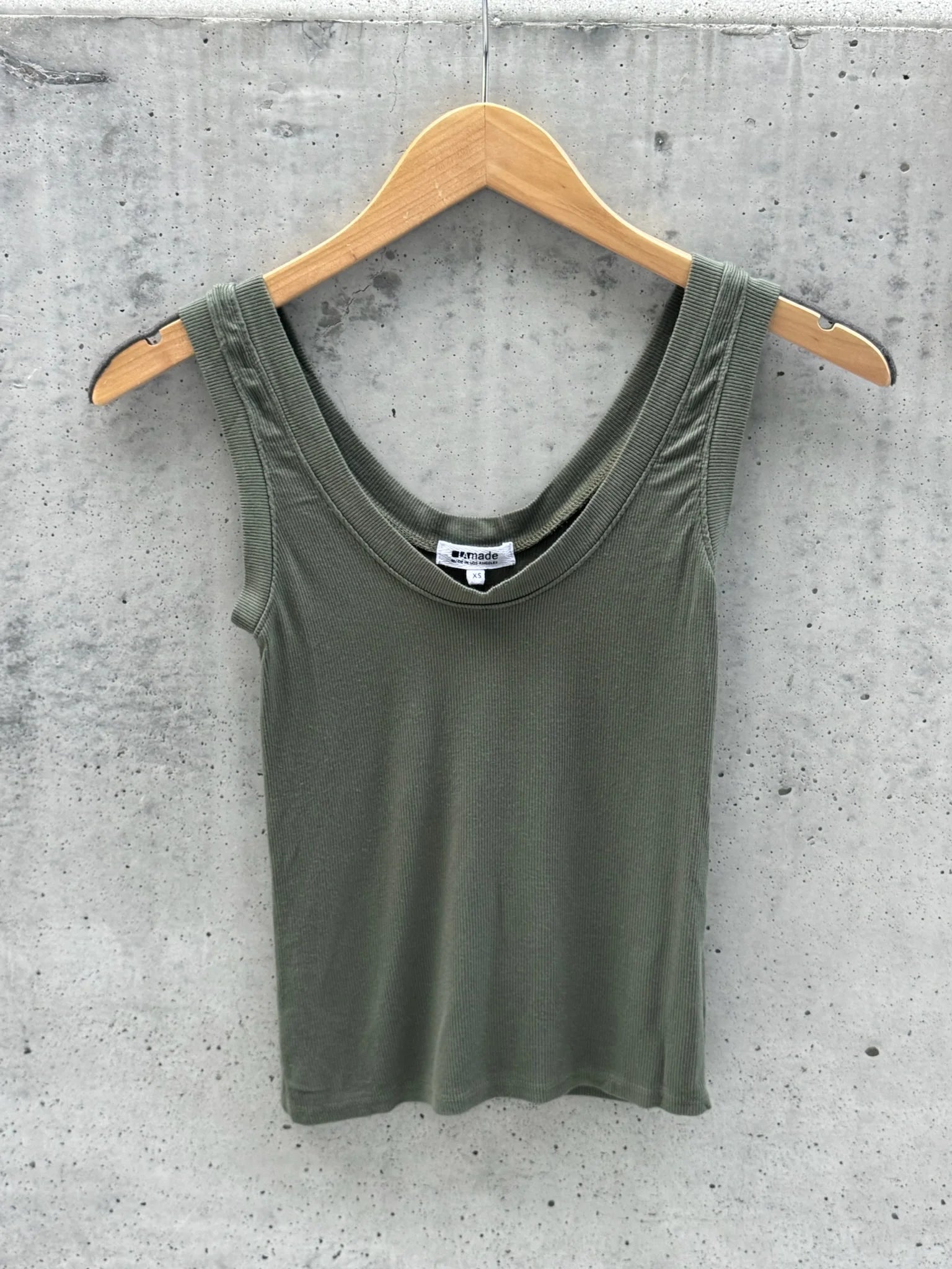 LA Made | New You Tank | Olive | Vagabond | Apparel | Boutique