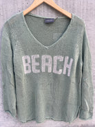 Wooden Ships Beach V Cotton Sweater | Vagabond Apparel Boutique