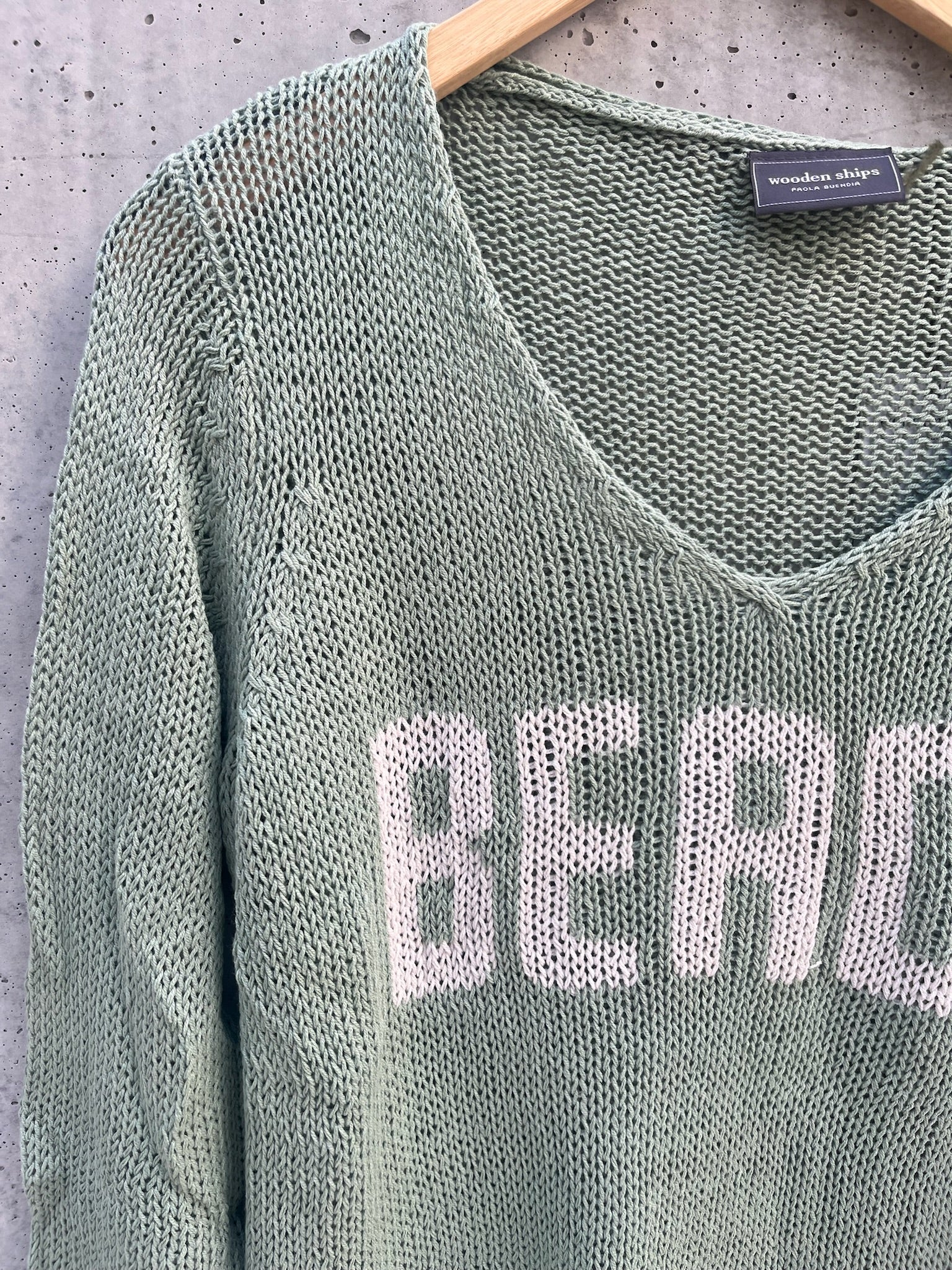 Wooden Ships Beach V Cotton Sweater | Vagabond Apparel Boutique