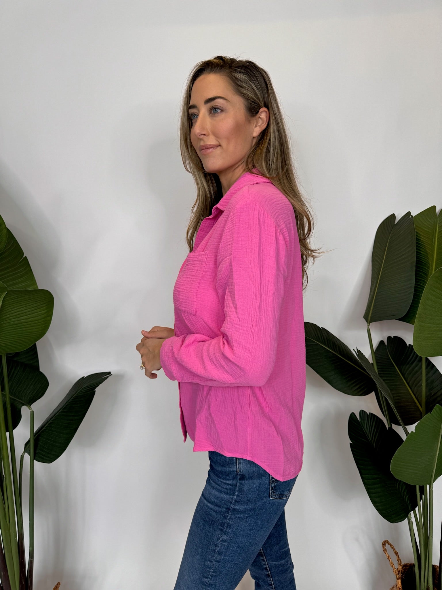 Sundry Long Sleeve Button Down