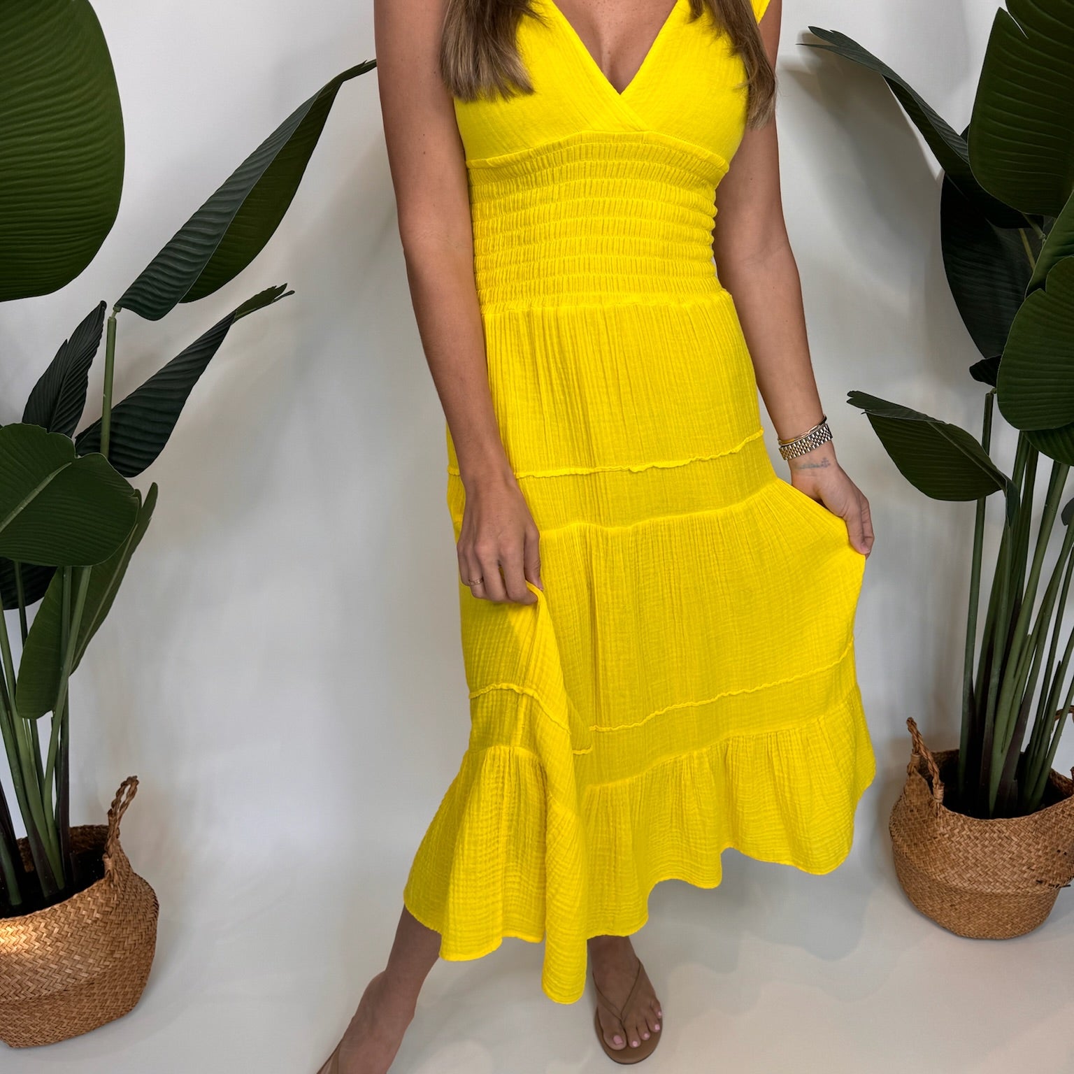 Felicite Smocked Maxi Dress