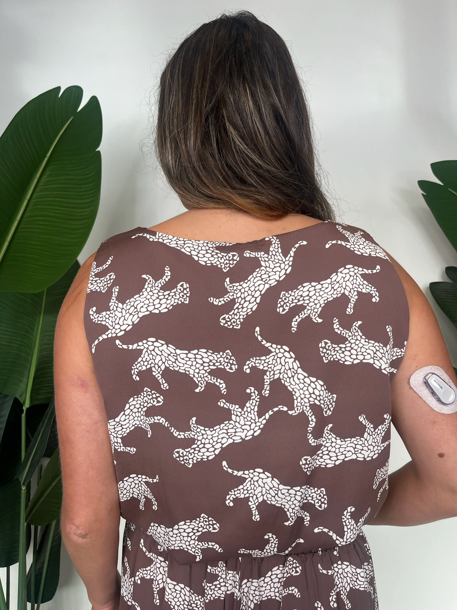 KLD Animal Print Bubble Hem Crop Top | Vagabond Apparel Boutique