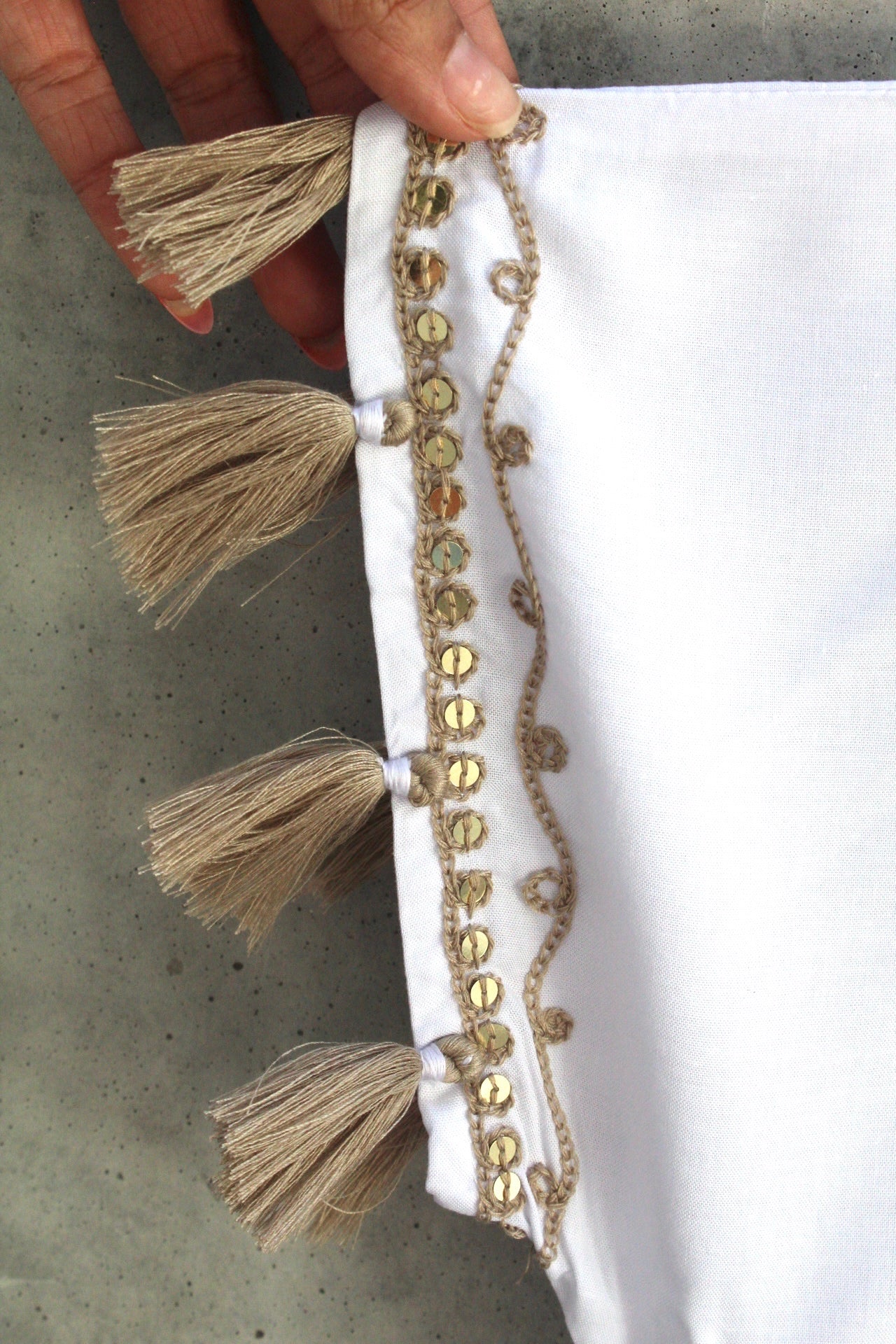 Skemo Teen Bling Short Kaftan White | Vagabond Apparel Boutique