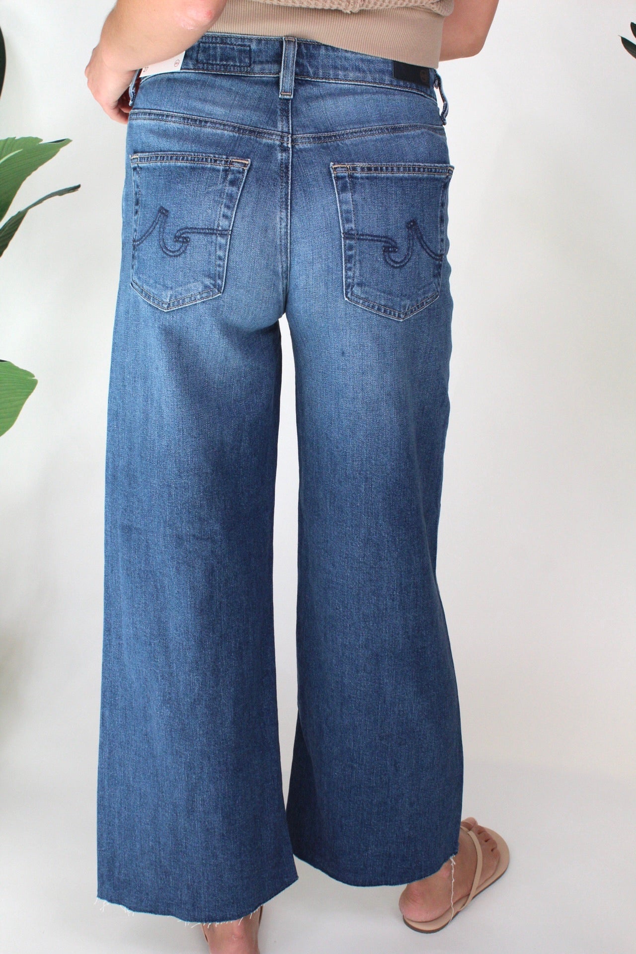 AG Saige Wide Leg Crop Plume | Vagabond Apparel Boutique