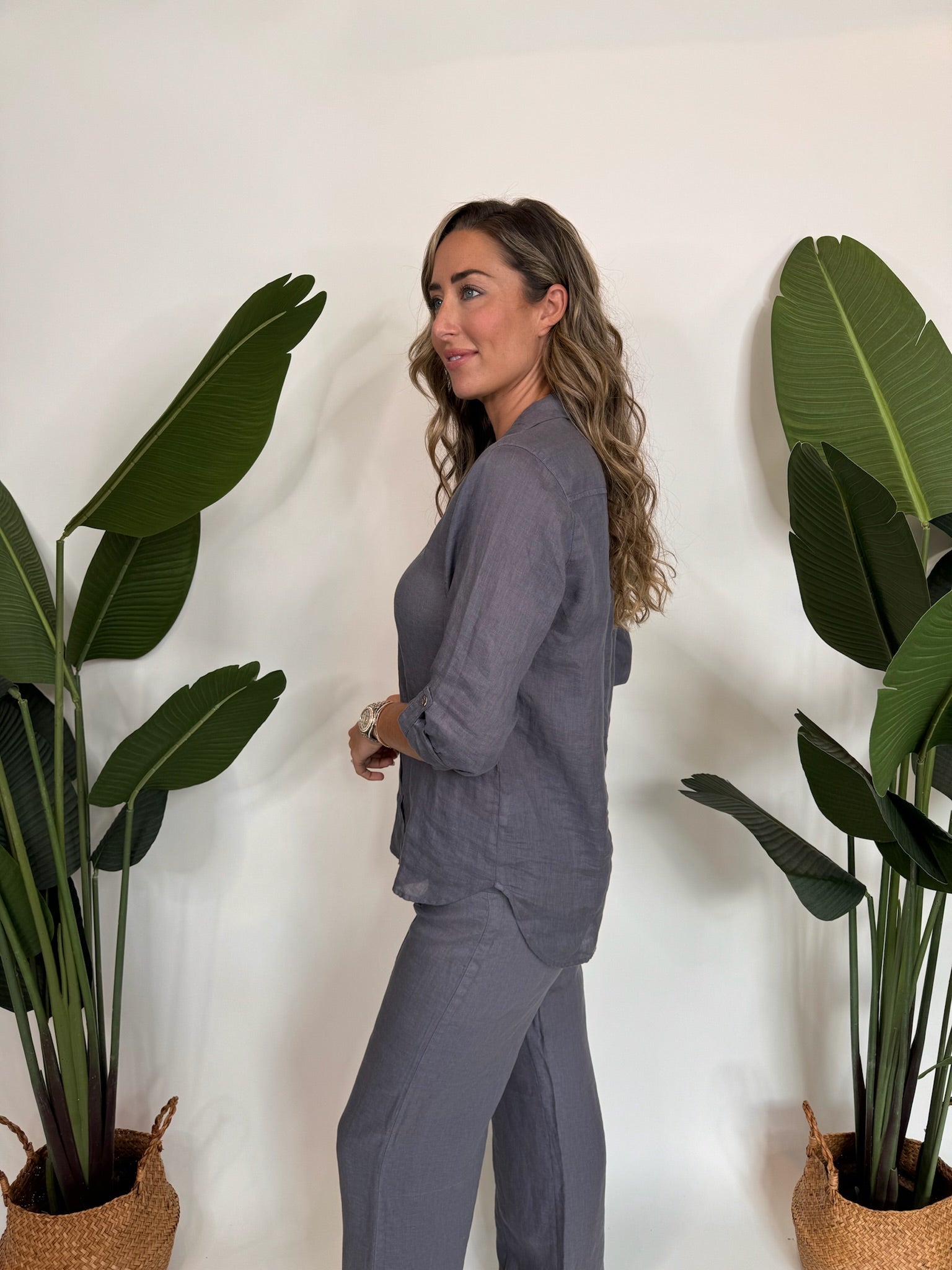 Fresh Laundry Linen Button Down Shirt