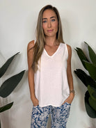 Sole Elise Linen Top White