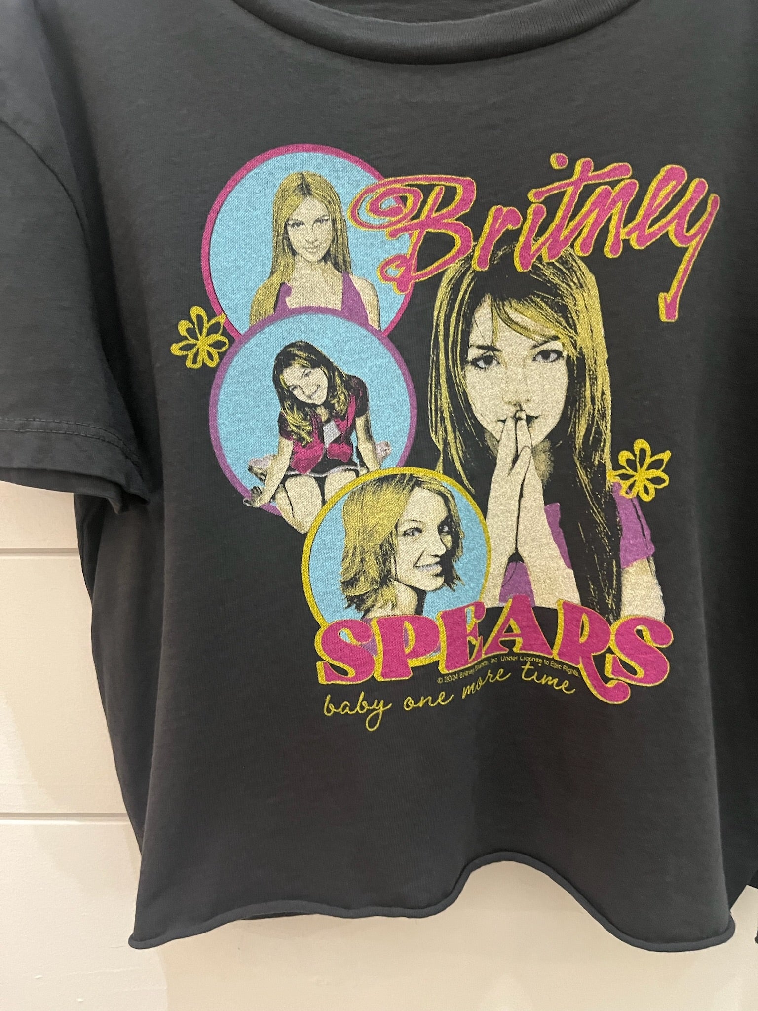 Rowdy Sprouts Britney Spears Not Quite Crop SS Tee