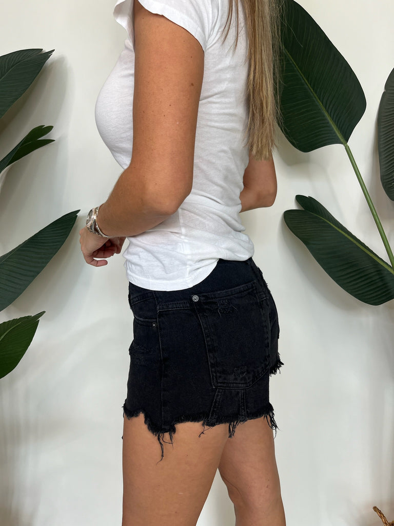 Free People Now Or Never Denim Short