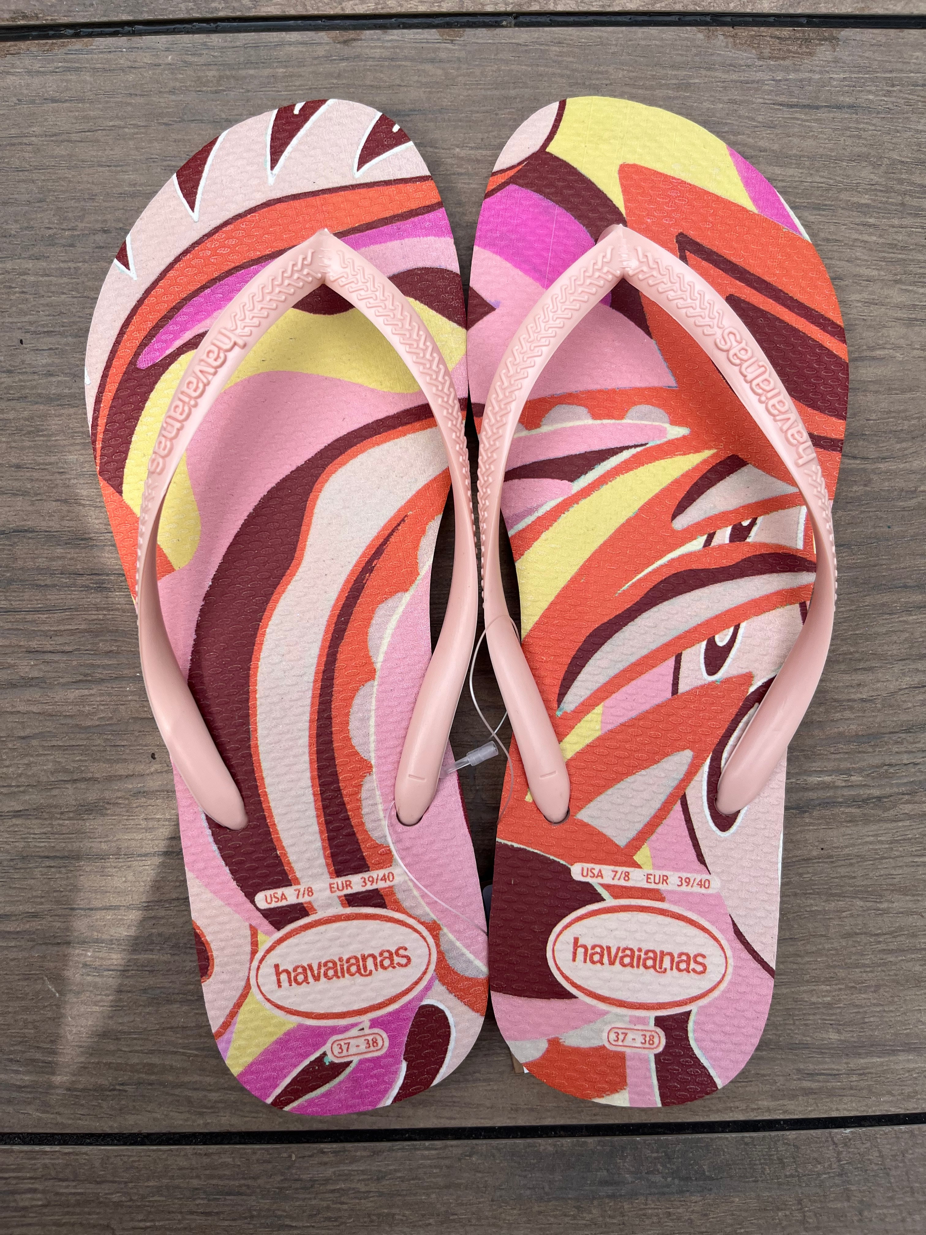Havaianas Slim Height Trend Sandal Crocus Rose