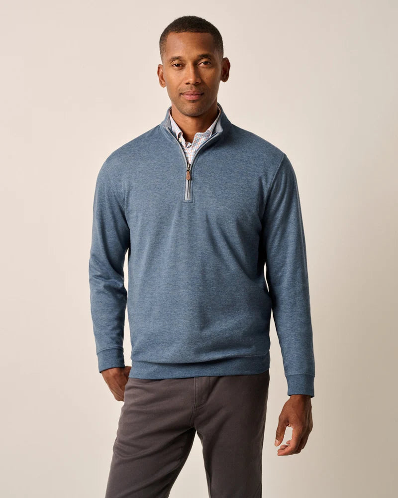 Johnnie O. | Sully 1/4 Zip Pullover | Helios Blue | Vagabond | Apparel | Boutique