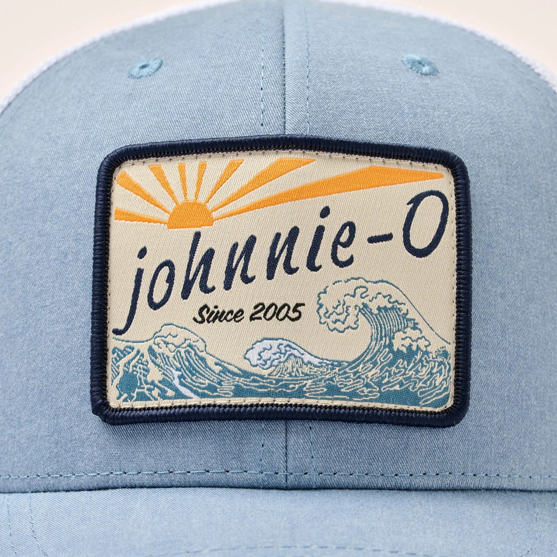 Johnnie O. | Kahuner Hat | Denim Blue | Close | Vagabond | Apparel | Boutique