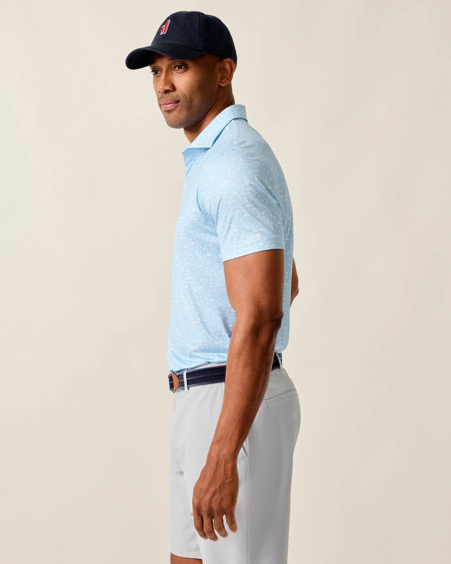 Johnnie O. | Wine Mixer Polo | Side | Vagabond | Apparel | Boutique