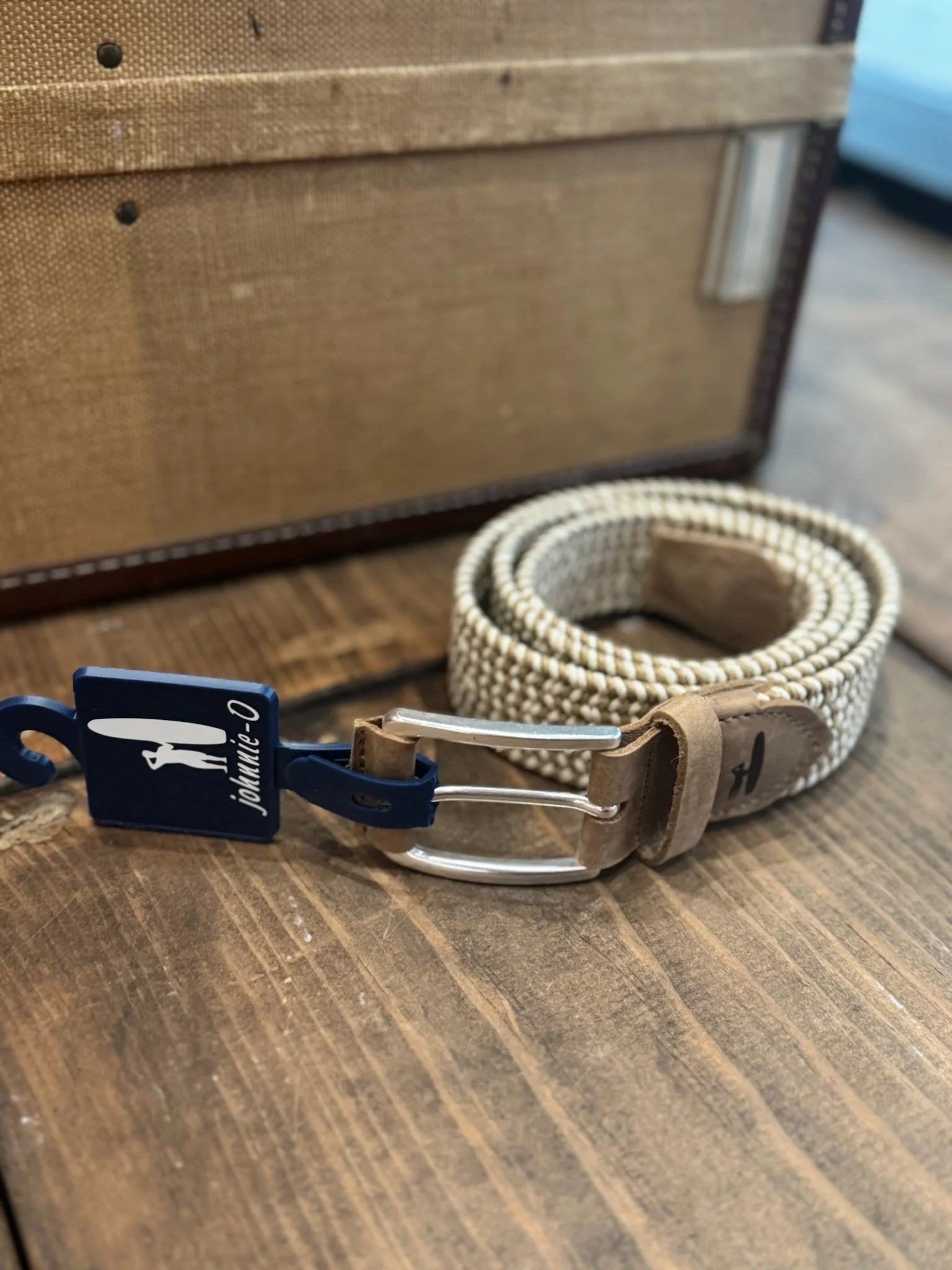 Johnnie O. | Stretch Belt | Wheat | Vagabond | Apparel | Boutique