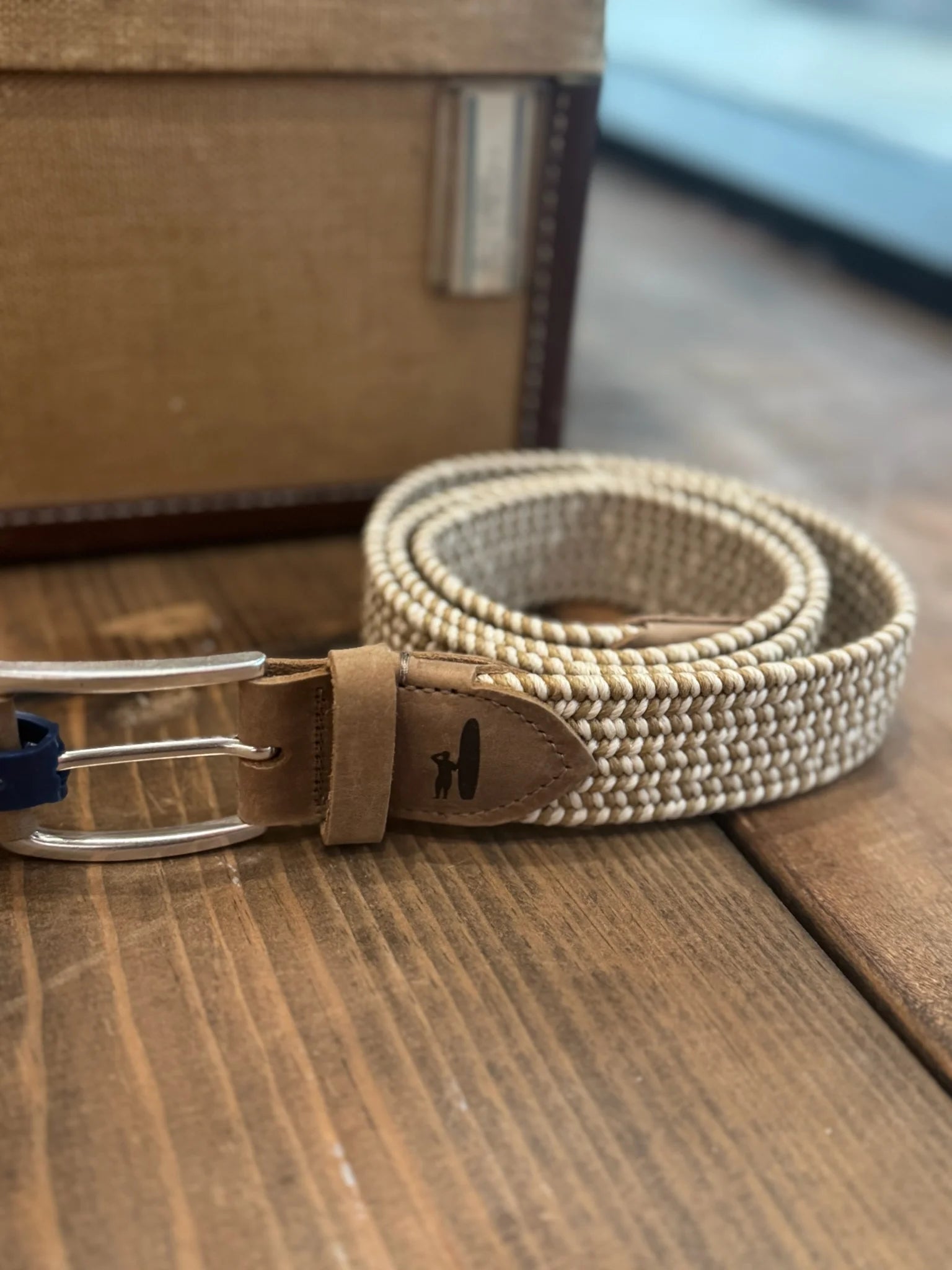 Johnnie O. | Stretch Belt | Wheat | Top | Vagabond | Apparel | Boutique