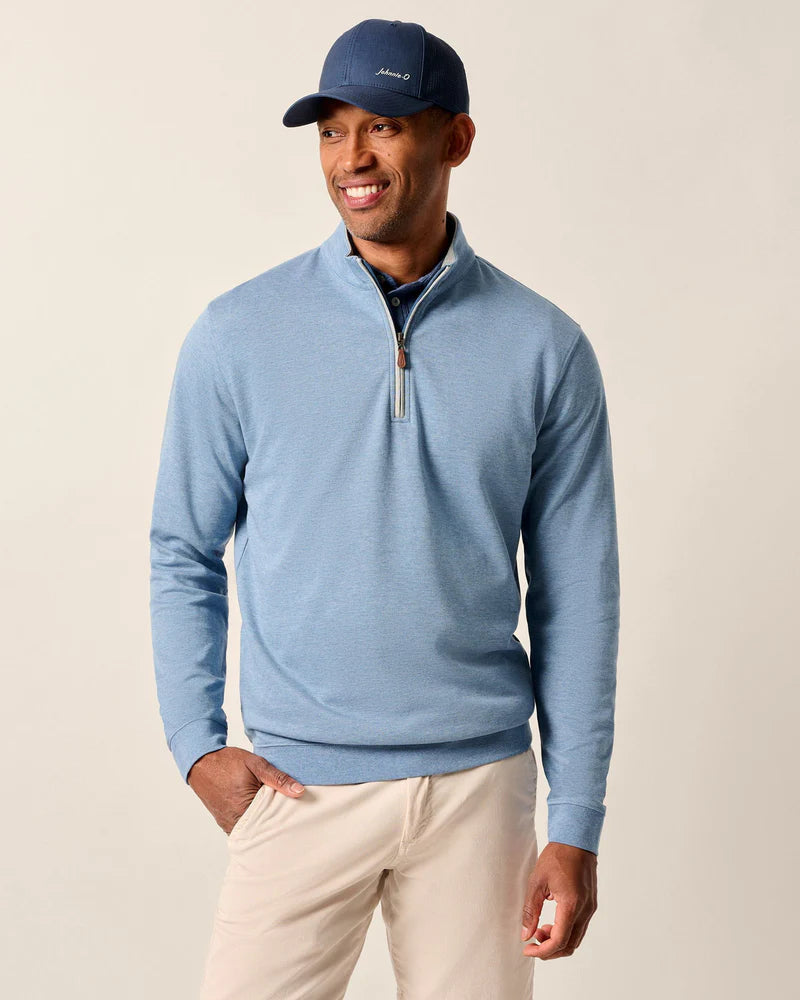 Johnnie O. | Sully 1/4 Zip Pullover | Laguna Blue | Vagabond | Apparel | Boutique