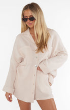 Show Me Your Mumu Johns Button Down Gauze Shirt | Vagabond Apparel Boutique