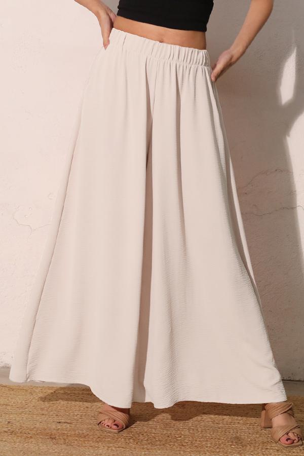 KLD | Extra Wdie Leg Pull On Pants | White | Vagabond | Apparel | Boutique