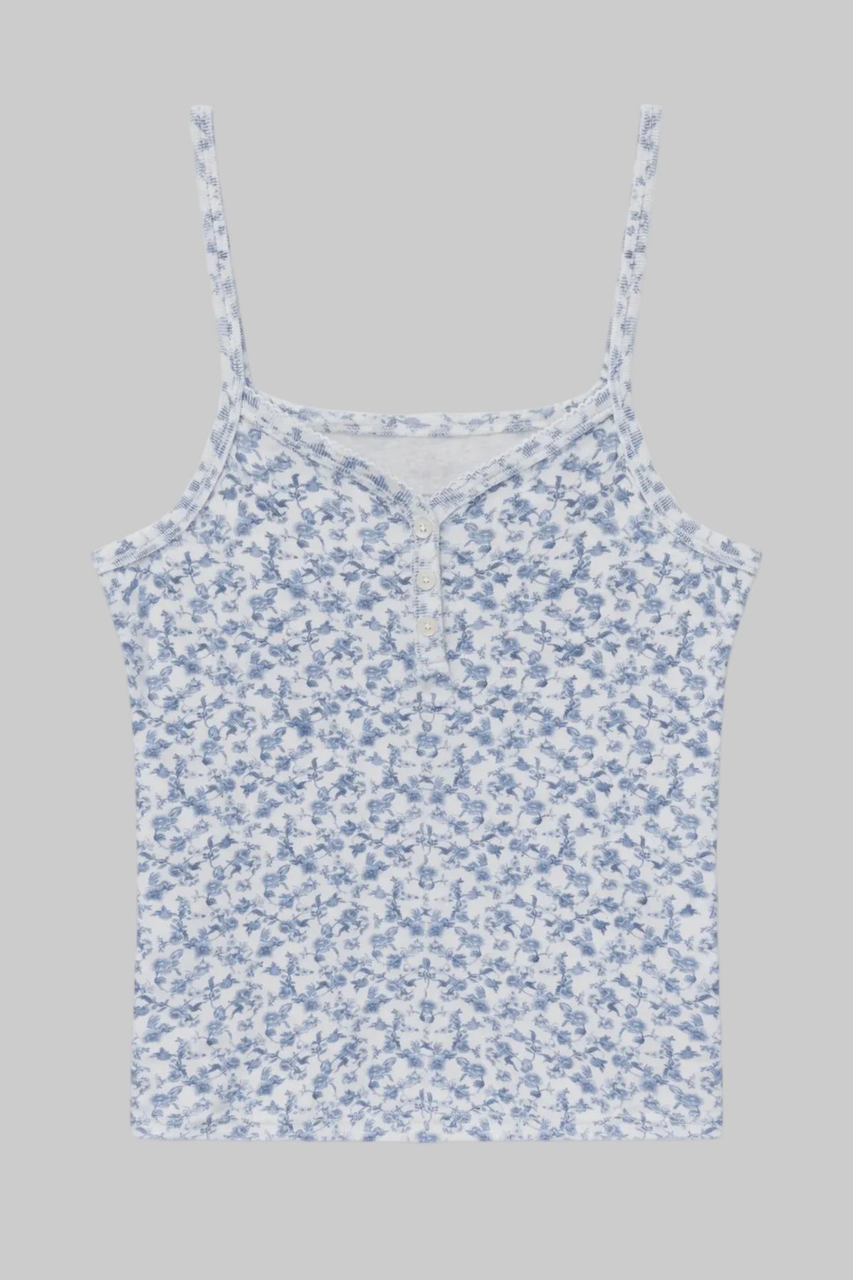 Katie J | Hailey Henley Printed Cami | Vagabond | Apparel | Boutique