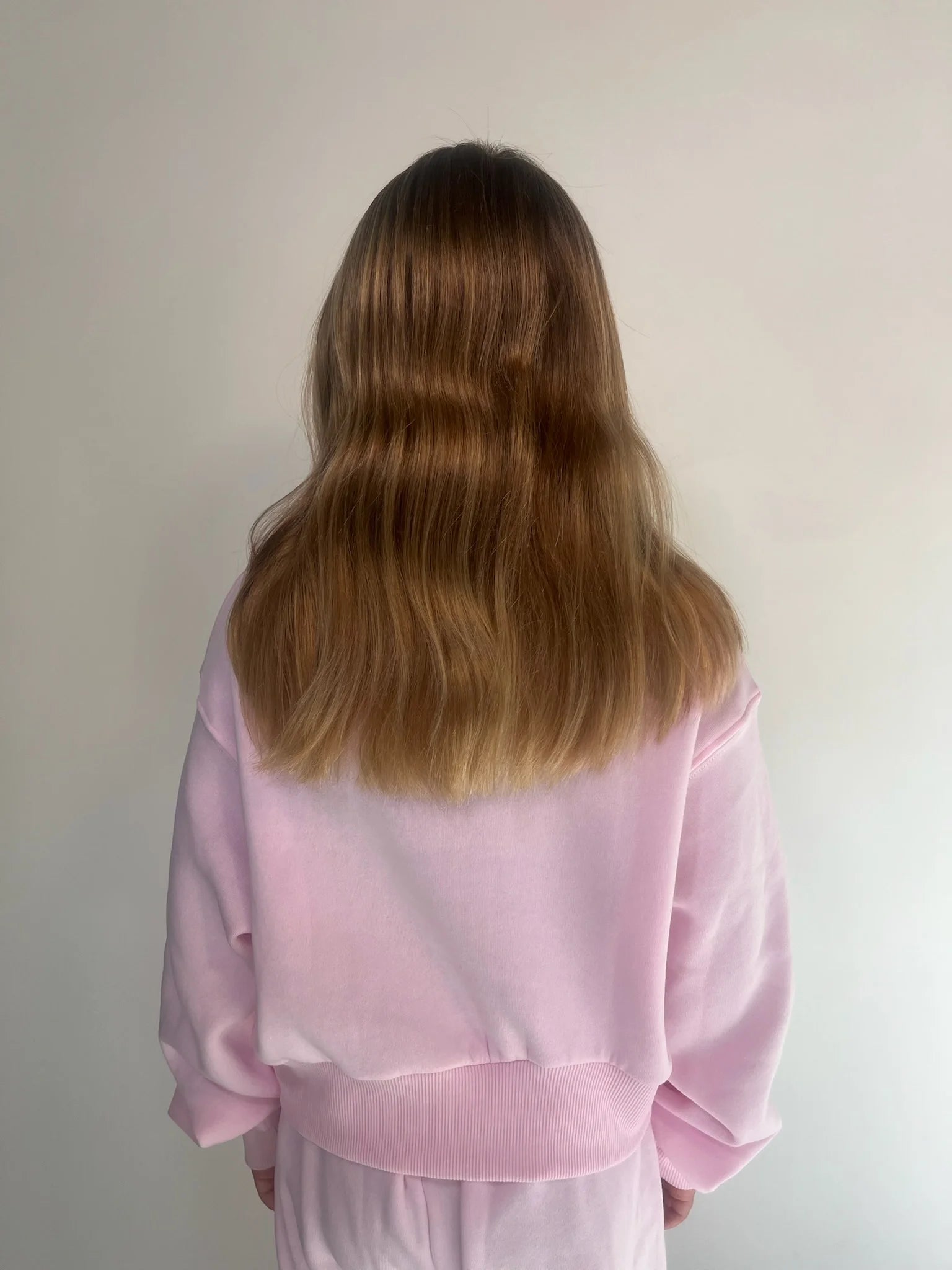 Katie J | Dylan Zip | Baby Pink | Back | Vagabond | Apparel | Boutique