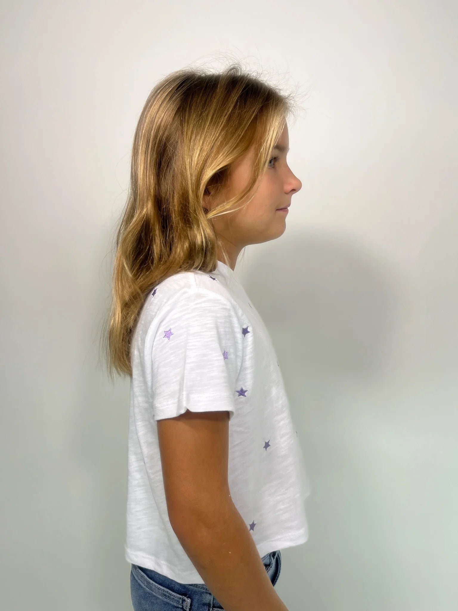 Katie J | Fearless Embroidered Crop Tee | Side | Vagabond | Apparel | Boutique