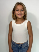 Katie J | Livi Tank | Ecru | Front | Vagabond | Apparel | Boutique