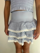 Katie J | Melody Skirt | Baby Blue | Vagabond | Apparel | Boutique