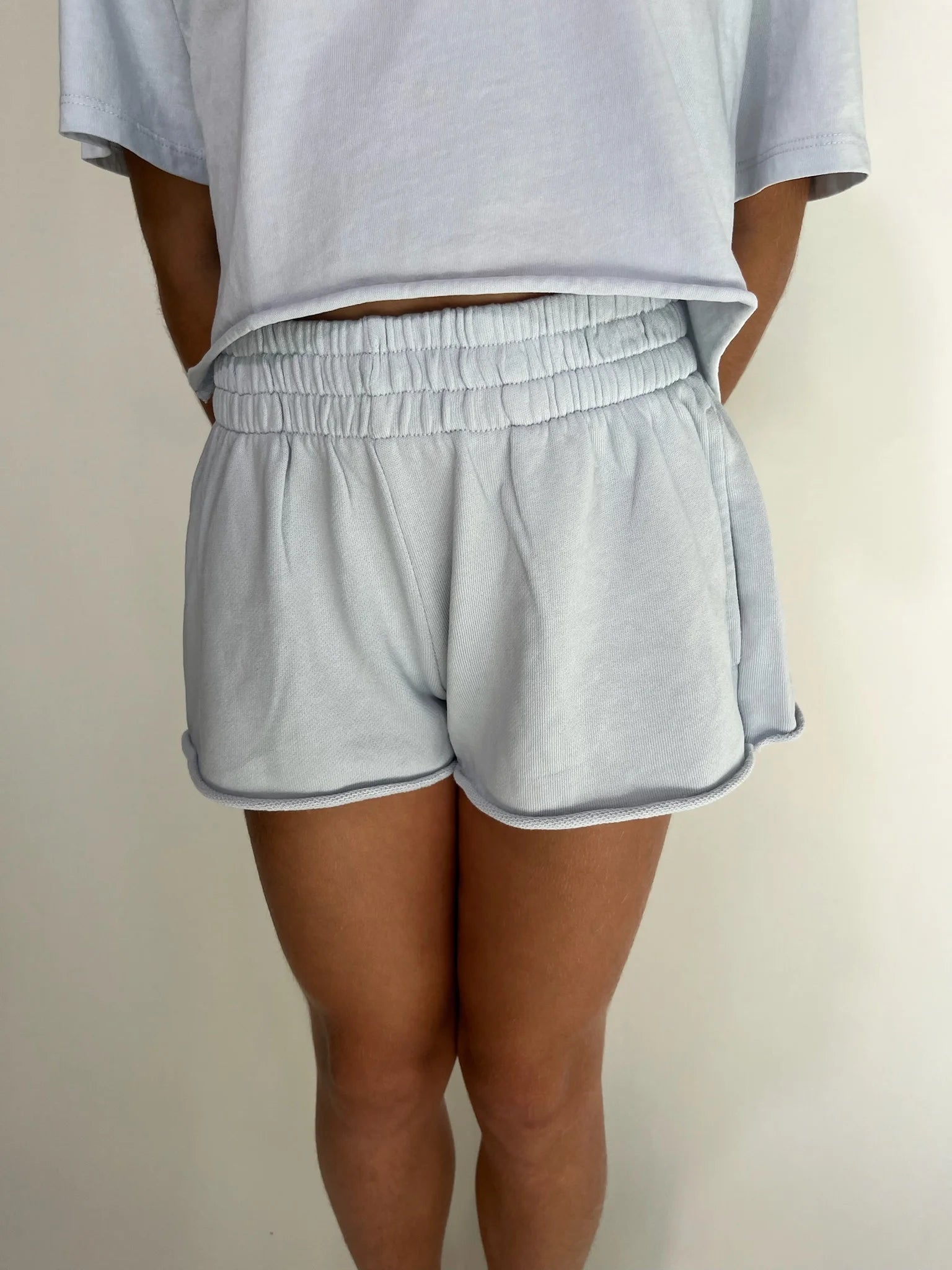 Katie J | Tristan Short | Baby Blue | Vagabond | Apparel | Boutique