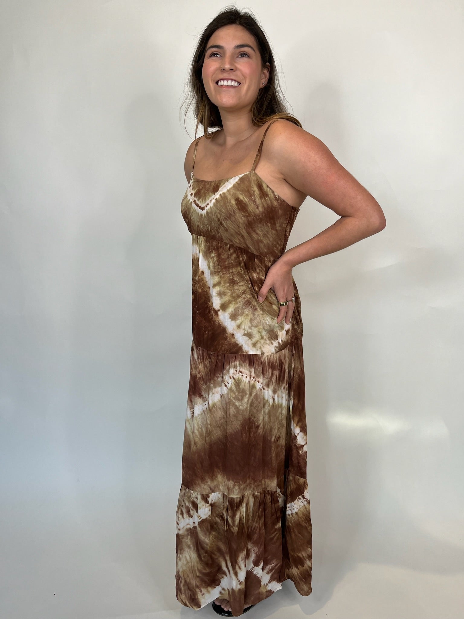 Khush Heiva Dress Brown Mocha | Vagabond Apparel Boutique