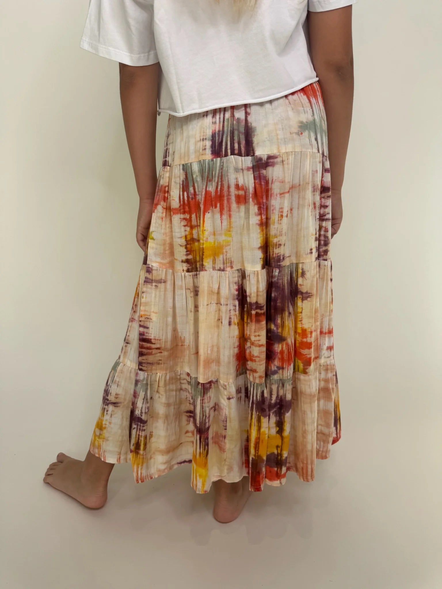 Khush | Kid | Belle | Skirt | Aquarella | Back | Vagabond | Apparel | Boutique